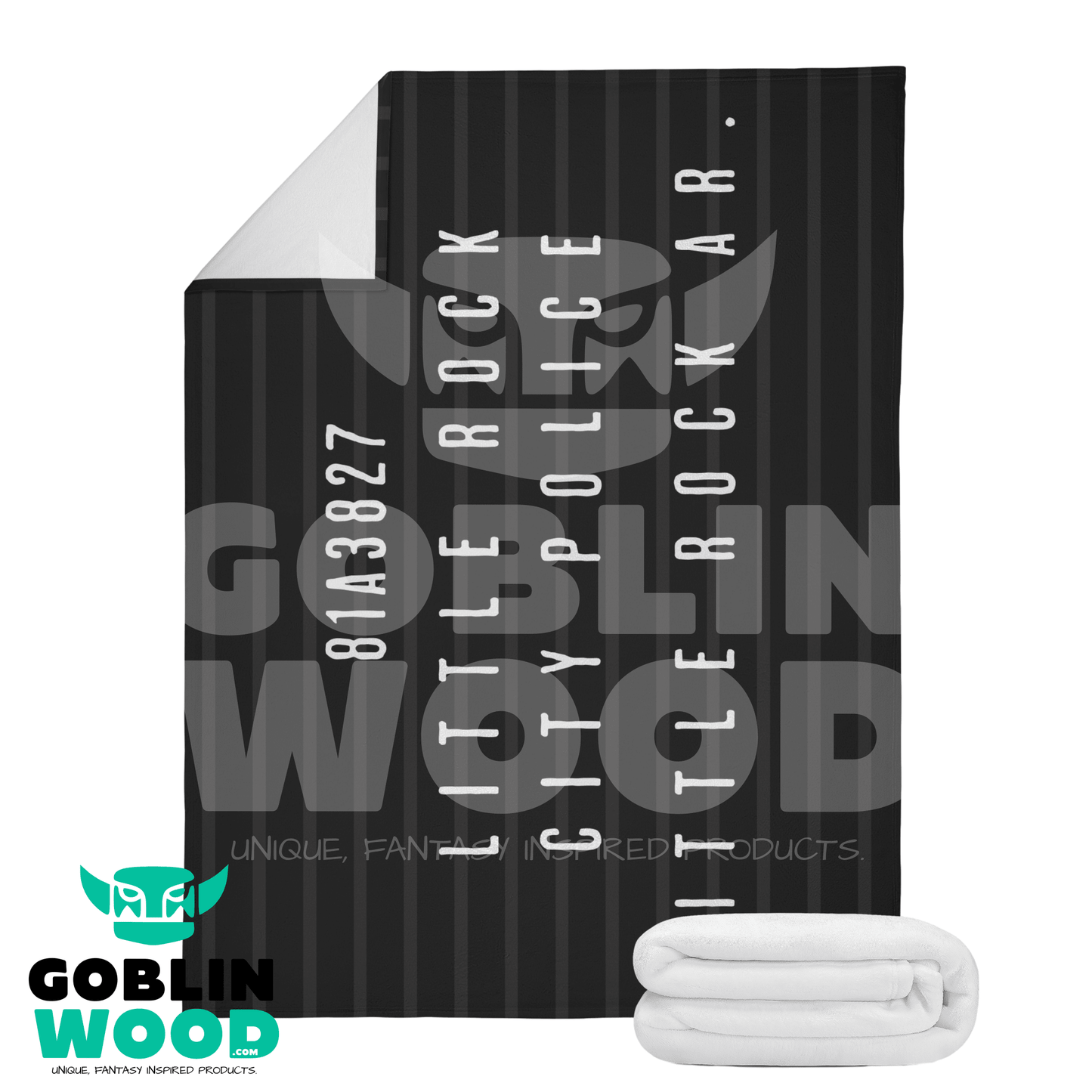 81A387 Little Rock - Dual - Sided Stitched Blanket - Supernatural Inspired - Goblin Wood Exclusive - Goblin Wood