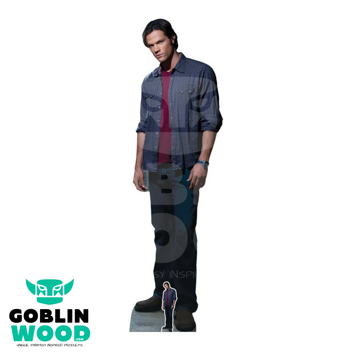 Sam Winchester - Lifesize SPN cardboard cut out - 186cm VER 2