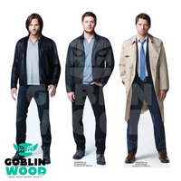 Dean, Sam and Castiel - 1ft SPN cardboard cut outs
