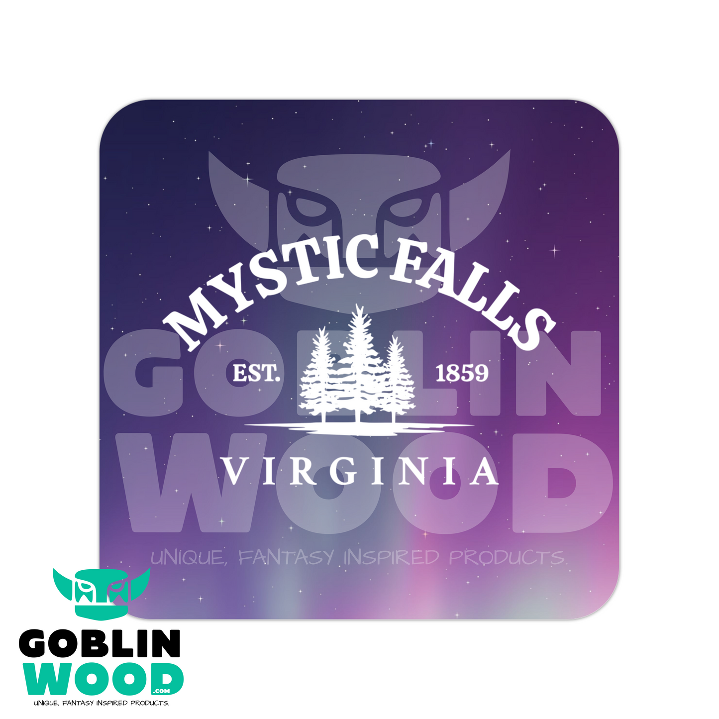 Mystic (Purple) - Drinks Coaster - - Goblin Wood Exclusive