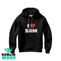 I ❤️ Sam - Premium Black Hoody - Supernatural Inspired - Goblin Wood Exclusive