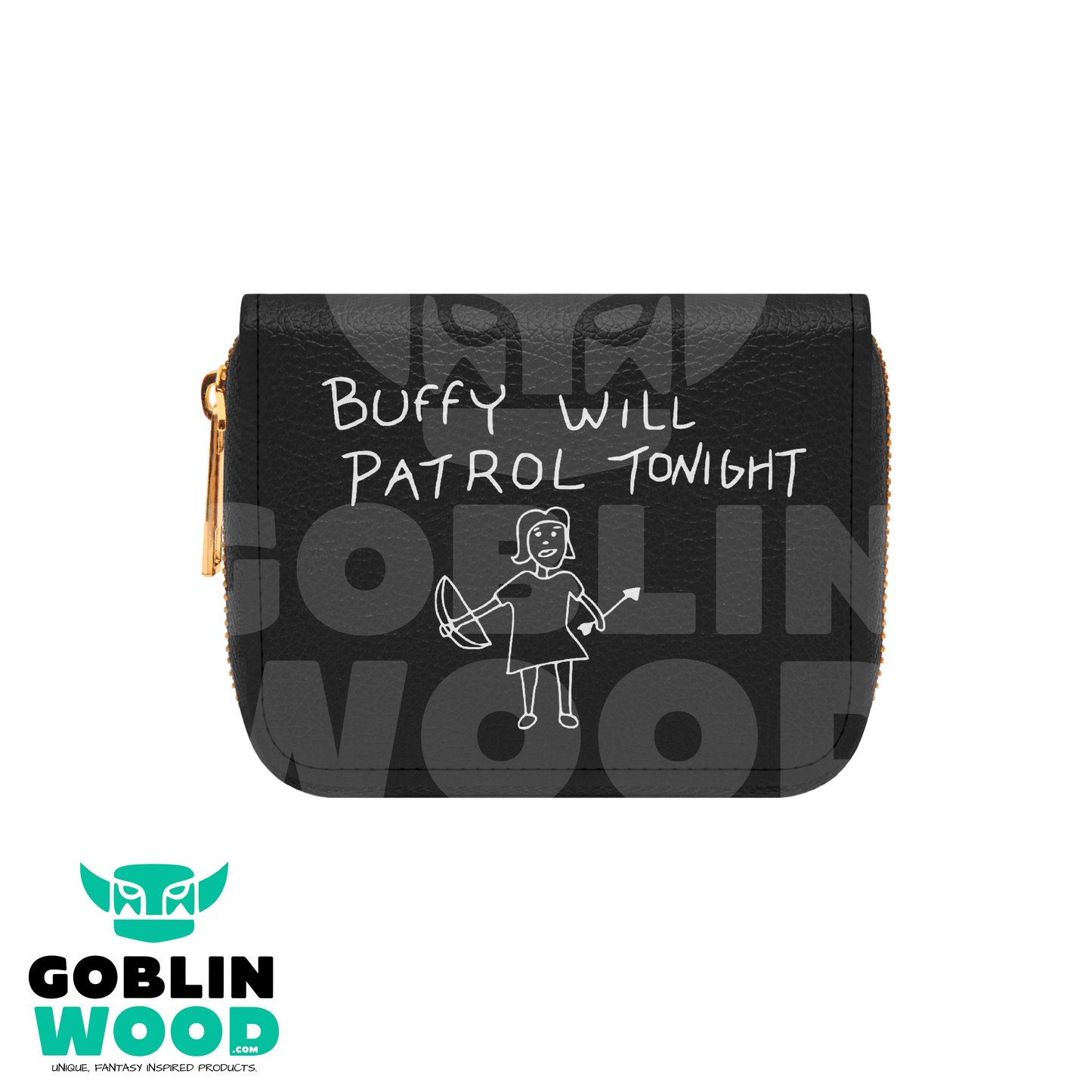 Patrol - Bifold Zipper Purse - Buffy Inspired - Goblin Wood Exclusive