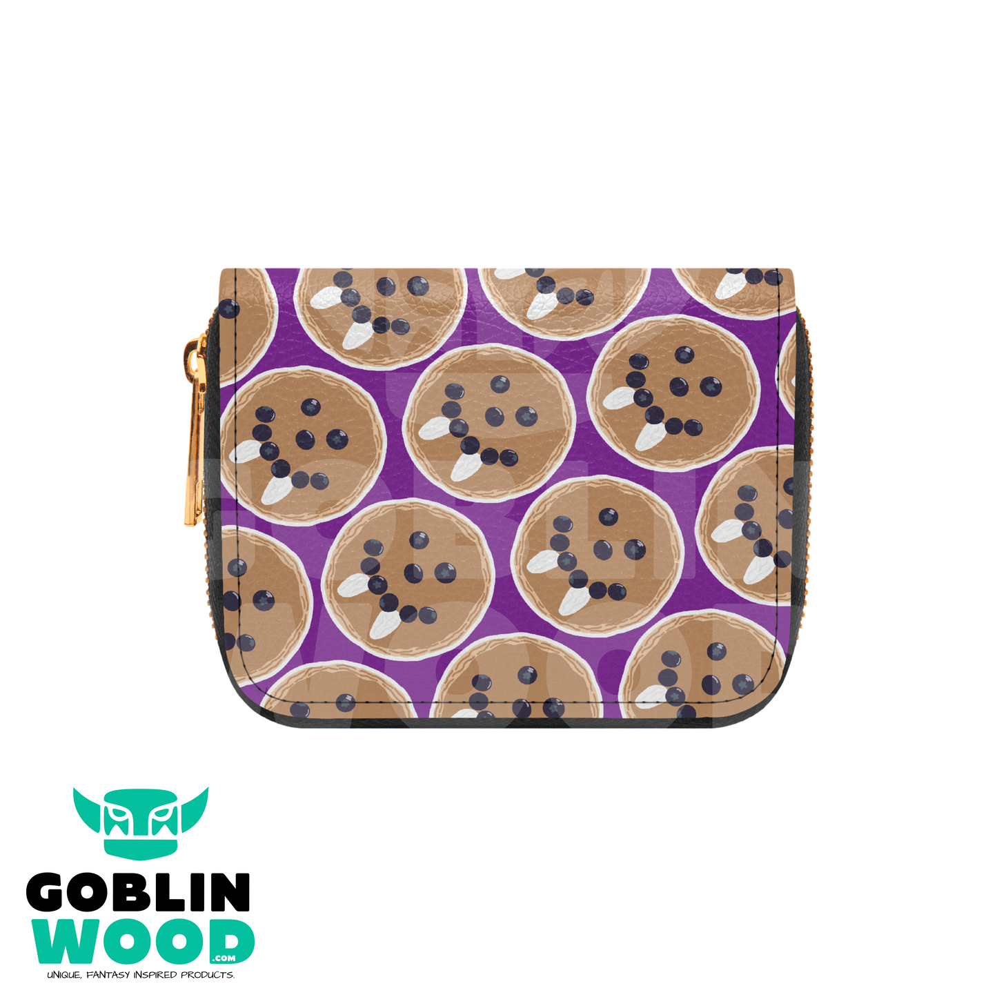 Pancake - Bifold Zipper Purse - TVD Inspired - Goblin Wood Exclusive