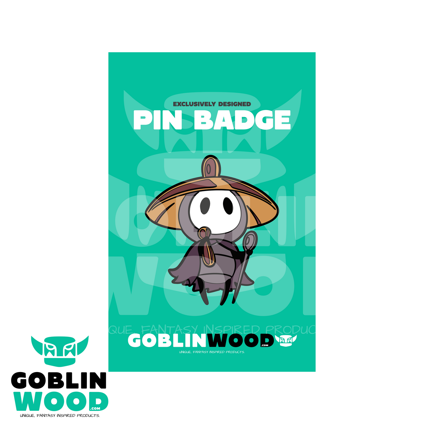 Sherma - Acrylic Pin Badge - Silksong Inspired - Goblin Wood Exclusive