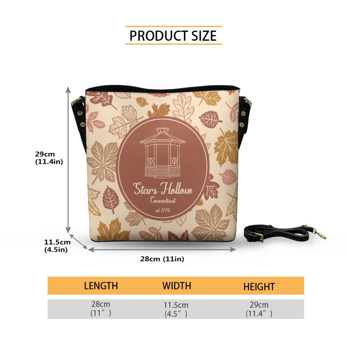 Autumn - Crossbody Bucket Bag - - Goblin Wood Exclusive - Goblin Wood