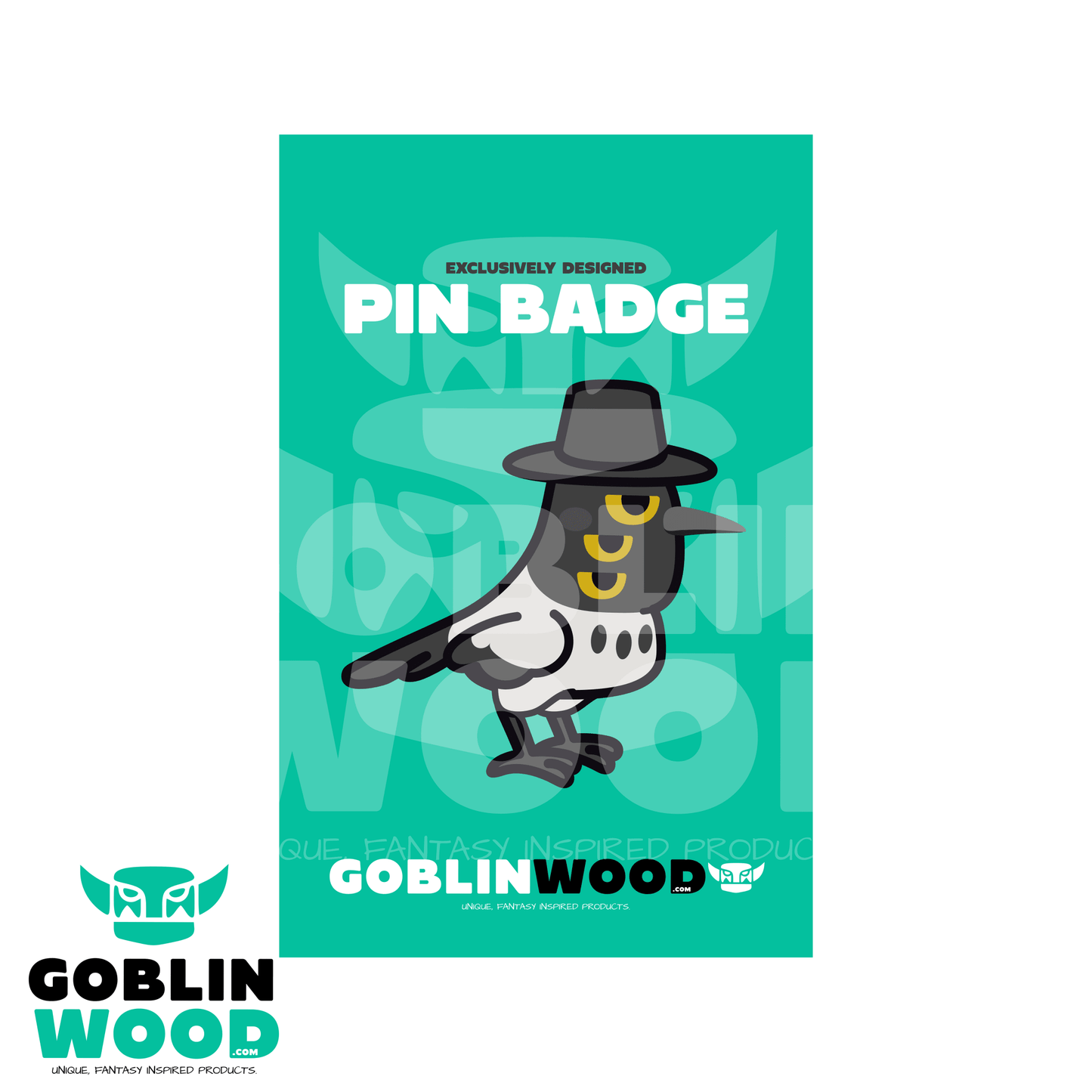 Birdy - Acrylic Pin Badge - KPop Demon Hunters Inspired - Goblin Wood Exclusive - Goblin Wood
