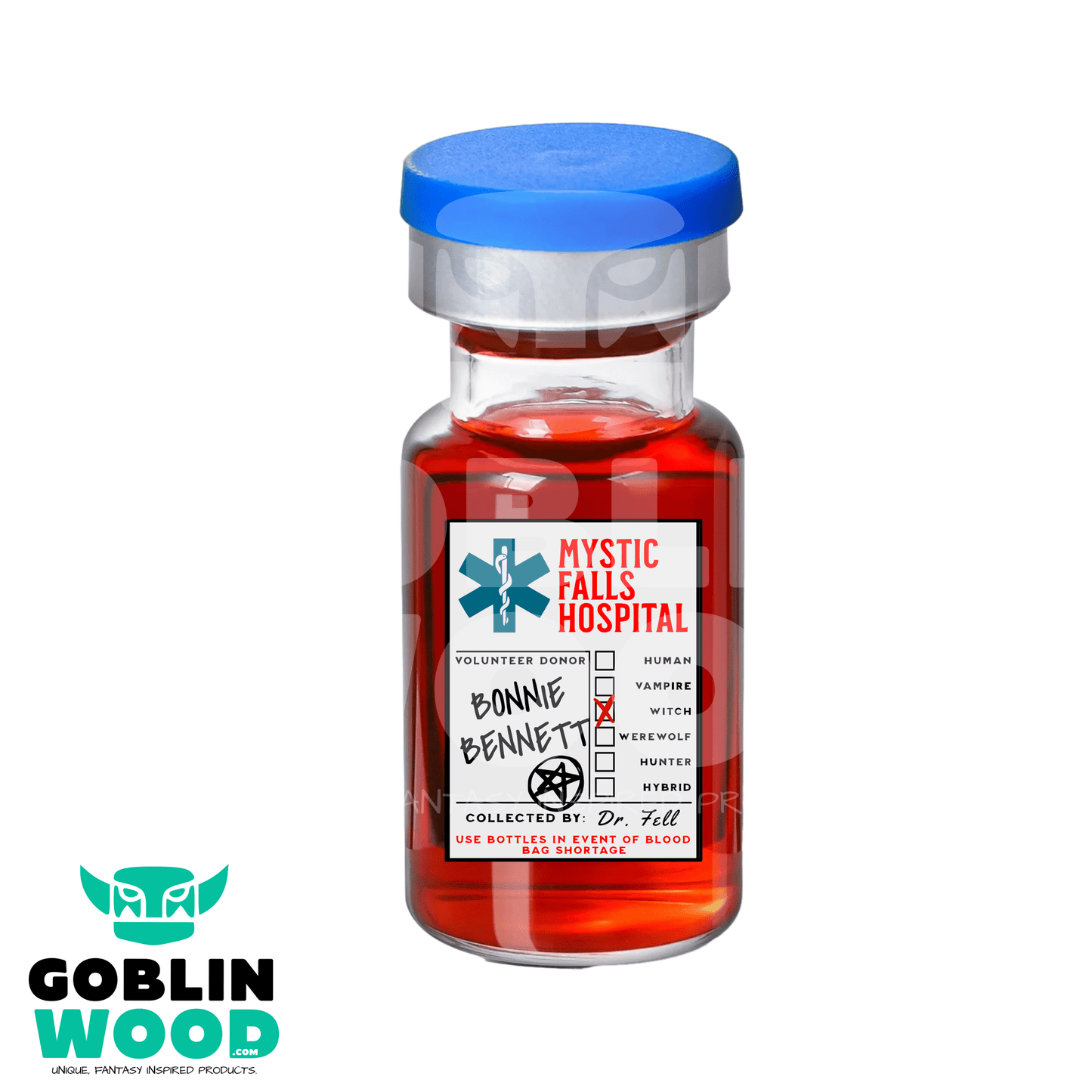 Bonnie Bennett - Blood Vial - - Goblin Wood Exclusive - Goblin Wood