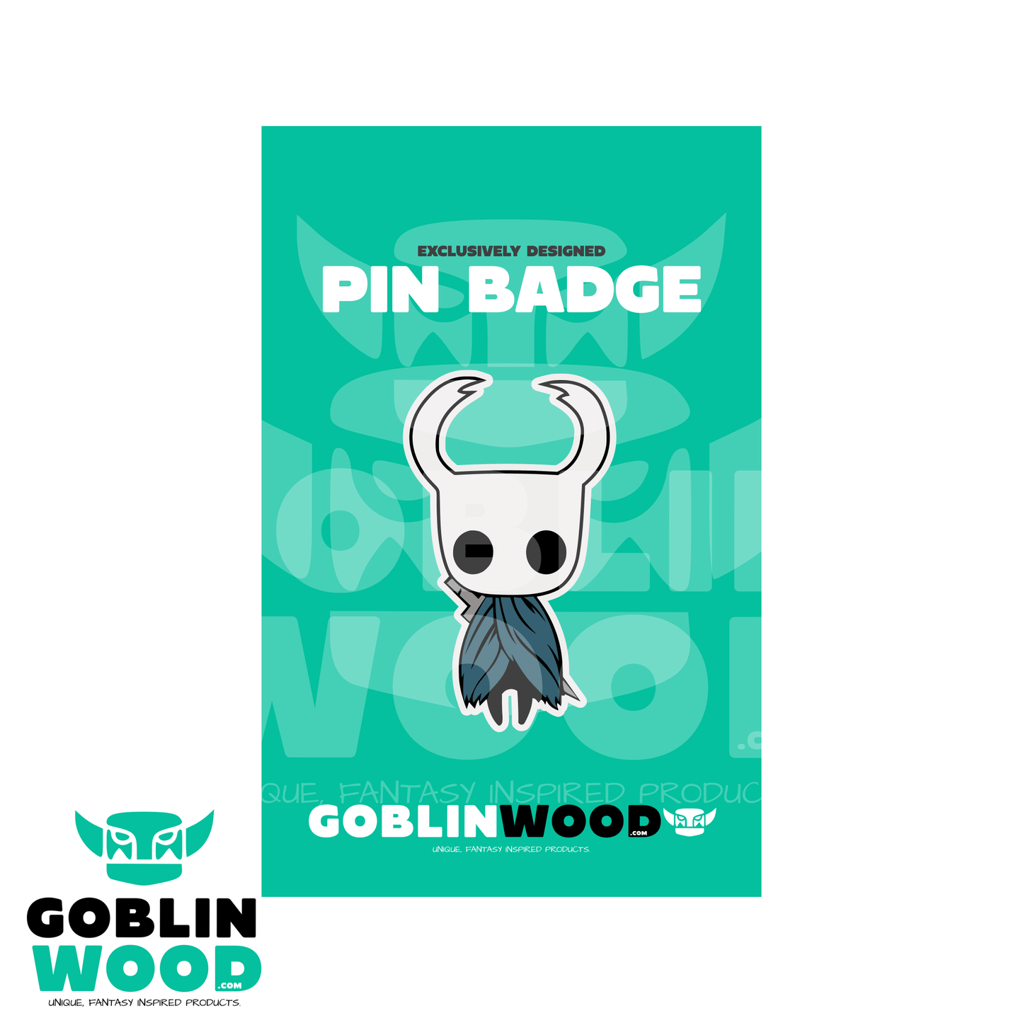 Bug Knight - Acrylic Pin Badge - - Goblin Wood Exclusive - Goblin Wood
