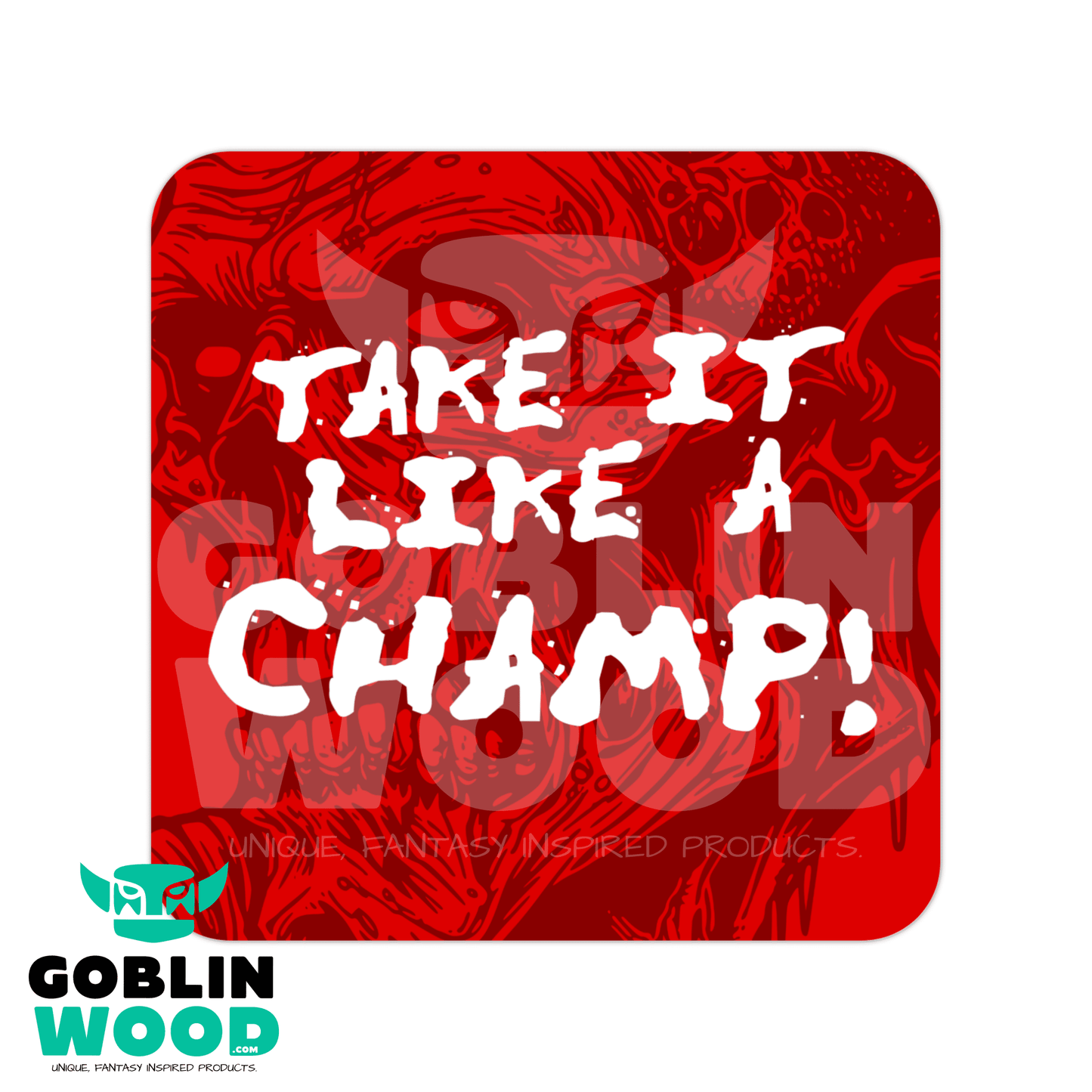 Champ - Drinks Coaster - The Walking Dead Inspired - Goblin Wood Exclusive - Goblin Wood