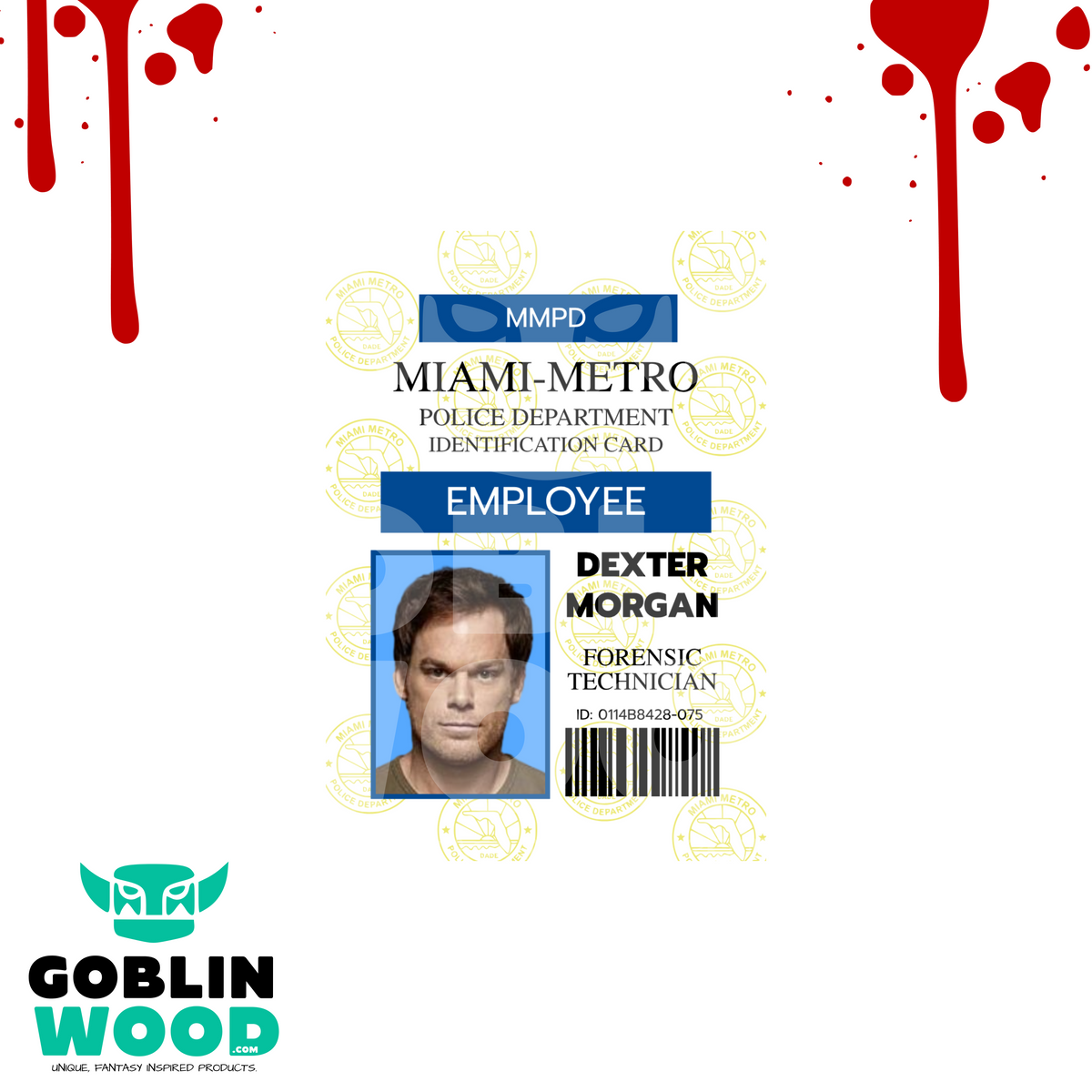 Dexter Morgan - Miami Metro ID Card - Goblin Wood Exclusive