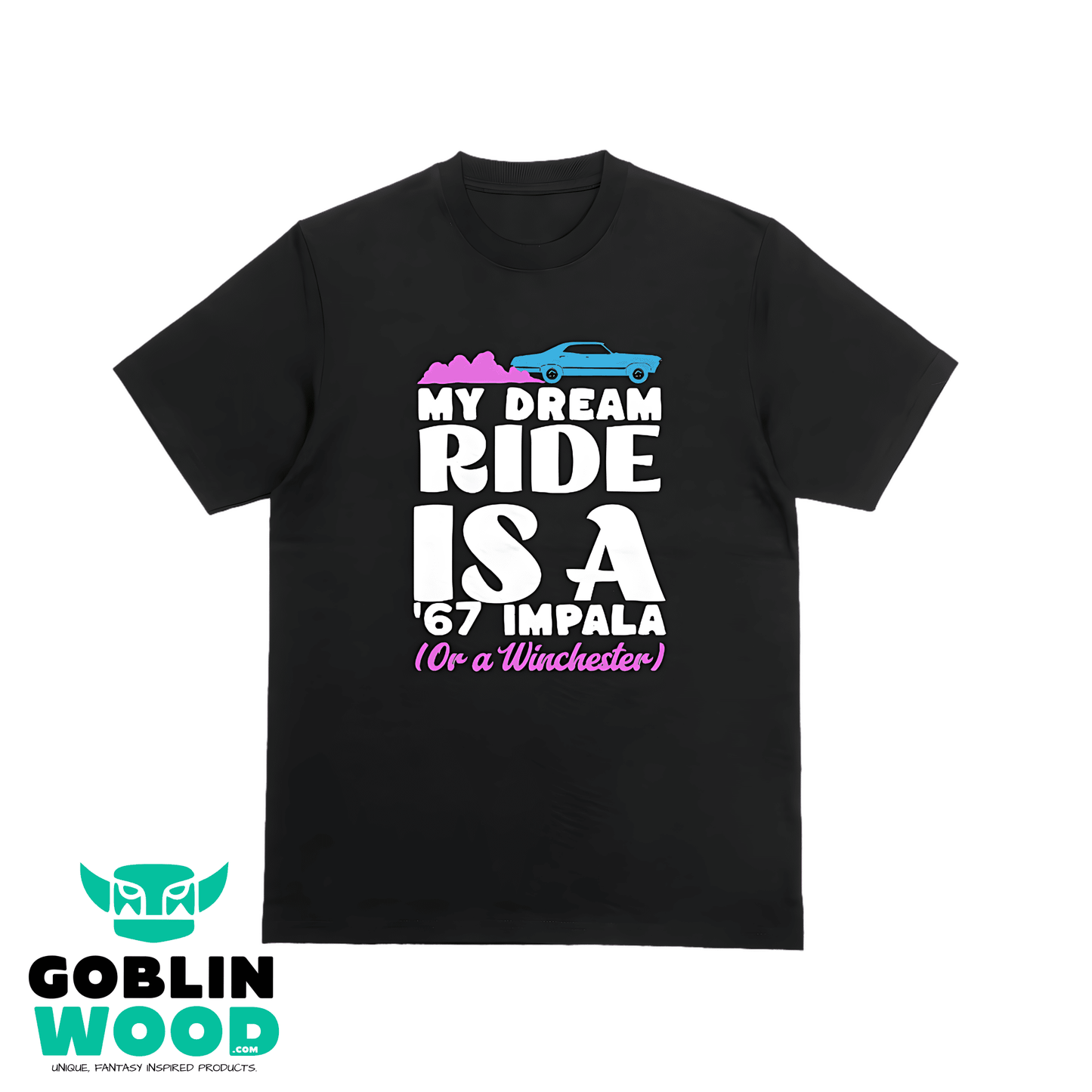 Dream Ride - Black Premium T-Shirt - Supernatural Inspired - Goblin Wood Exclusive - Goblin Wood
