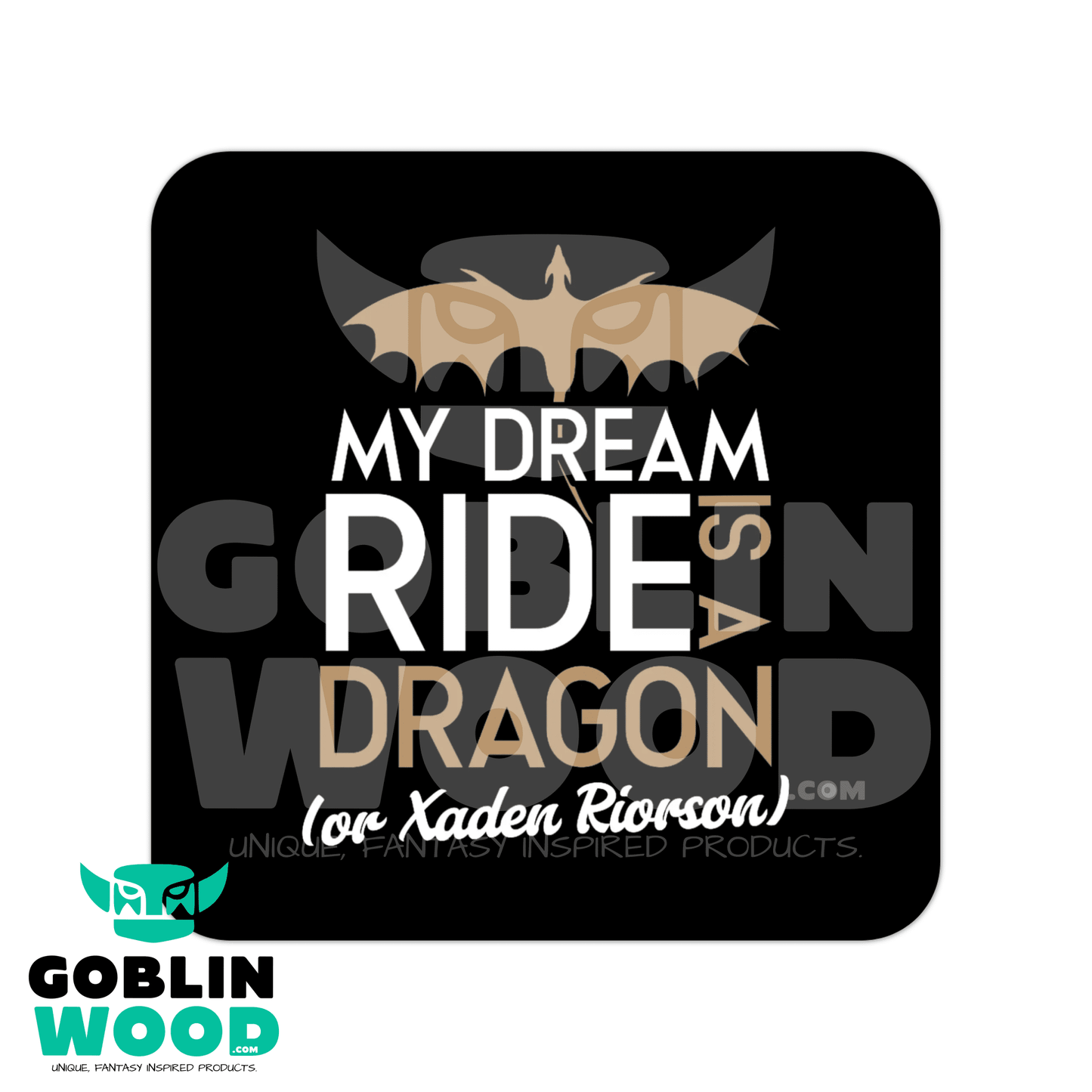 Dream Ride - Drinks Coaster - - Goblin Wood Exclusive - Goblin Wood