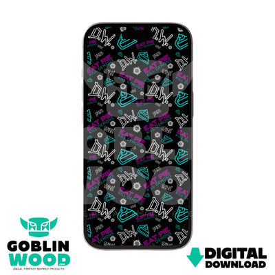 Eat Pie - Supernatural Inspired Digital Screen Background - Goblin Wood Exclusive