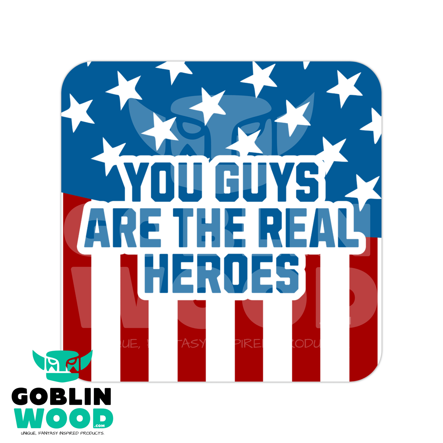 Heroes - Drinks Coaster - The Boys Inspired - Goblin Wood Exclusive - Goblin Wood