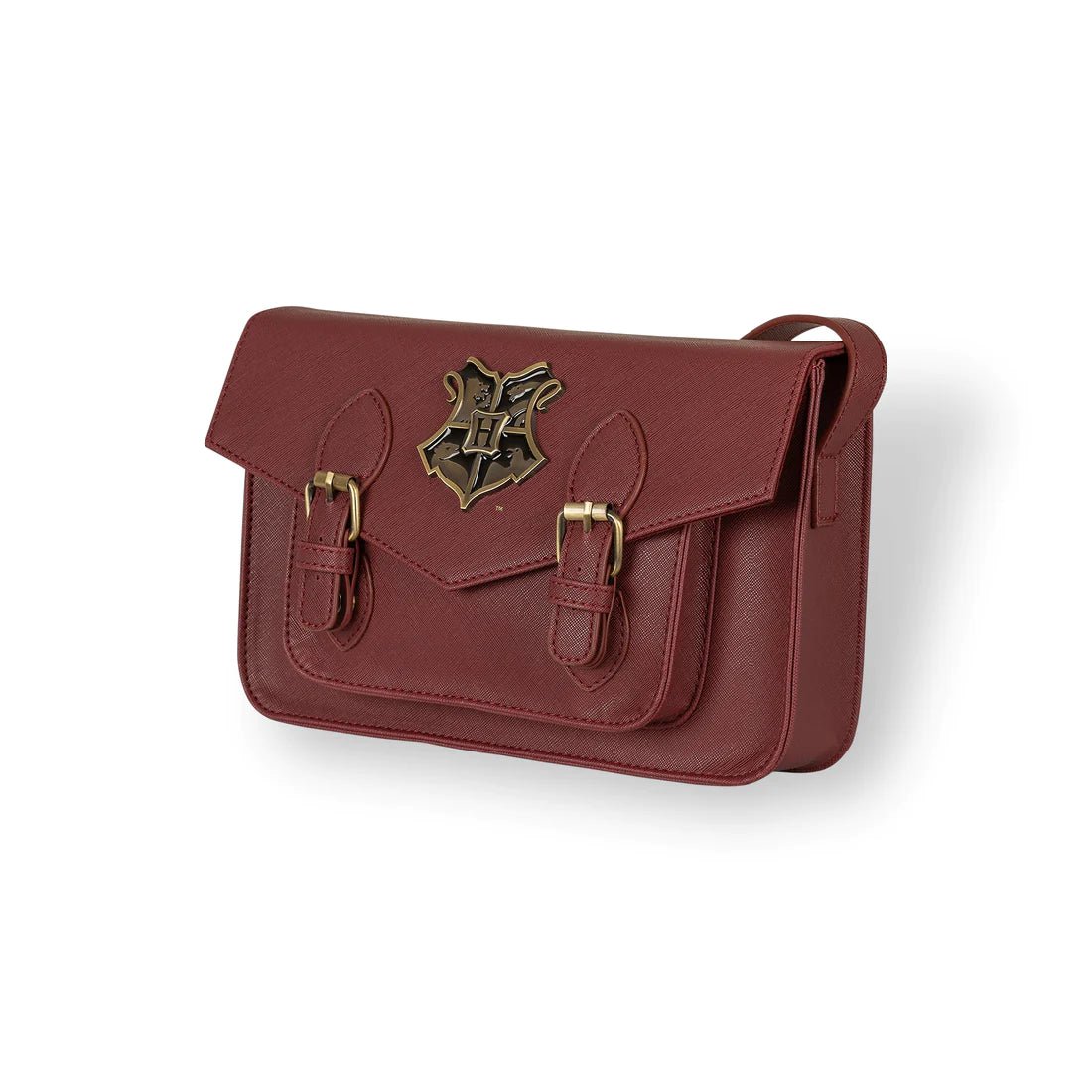 Hogwarts Crest Metal Badge Satchel - Goblin Wood