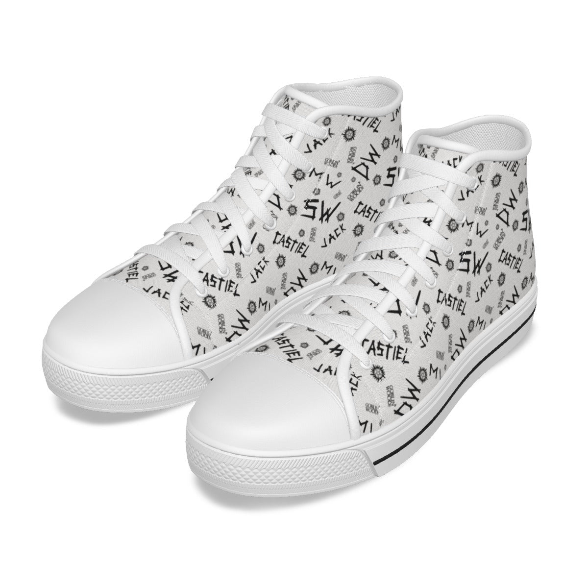 Initials - Arctic Canvas Hi - Top Shoe - Supernatural Inspired - Goblin Wood Exclusive - Goblin Wood