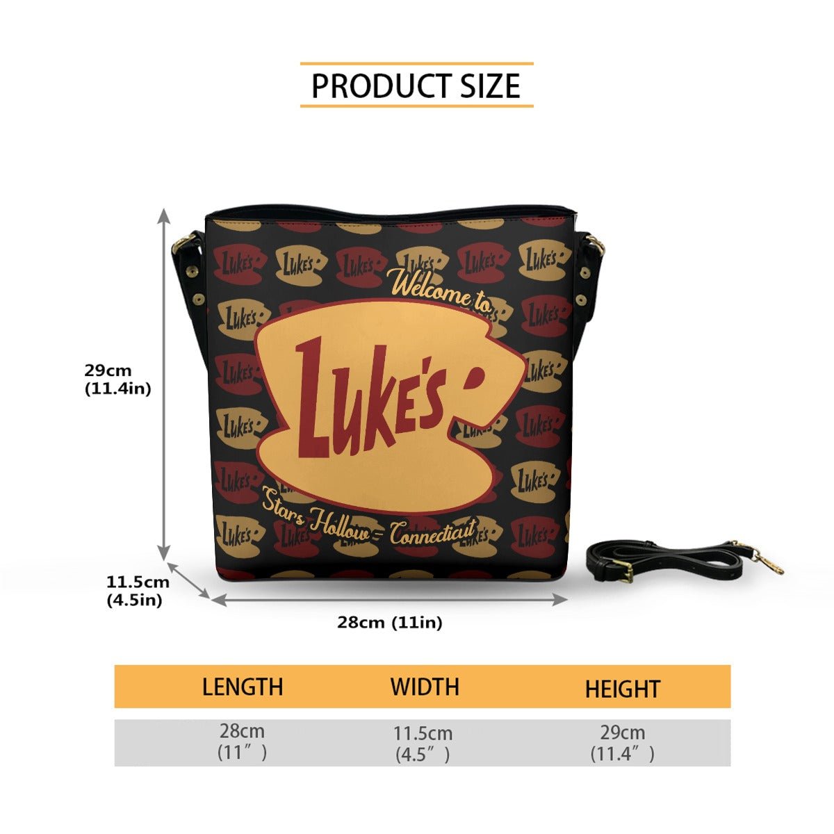 Luke - Crossbody Bucket Bag - - Goblin Wood Exclusive - Goblin Wood