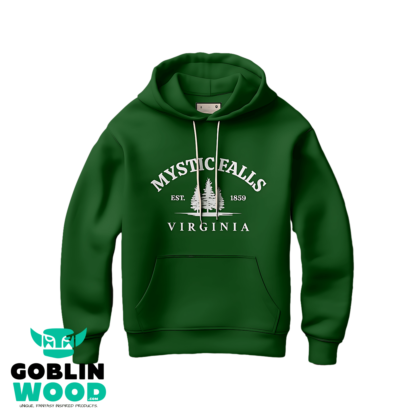 Mystic - Premium Forest Green Hoody - - Goblin Wood Exclusive - Goblin Wood