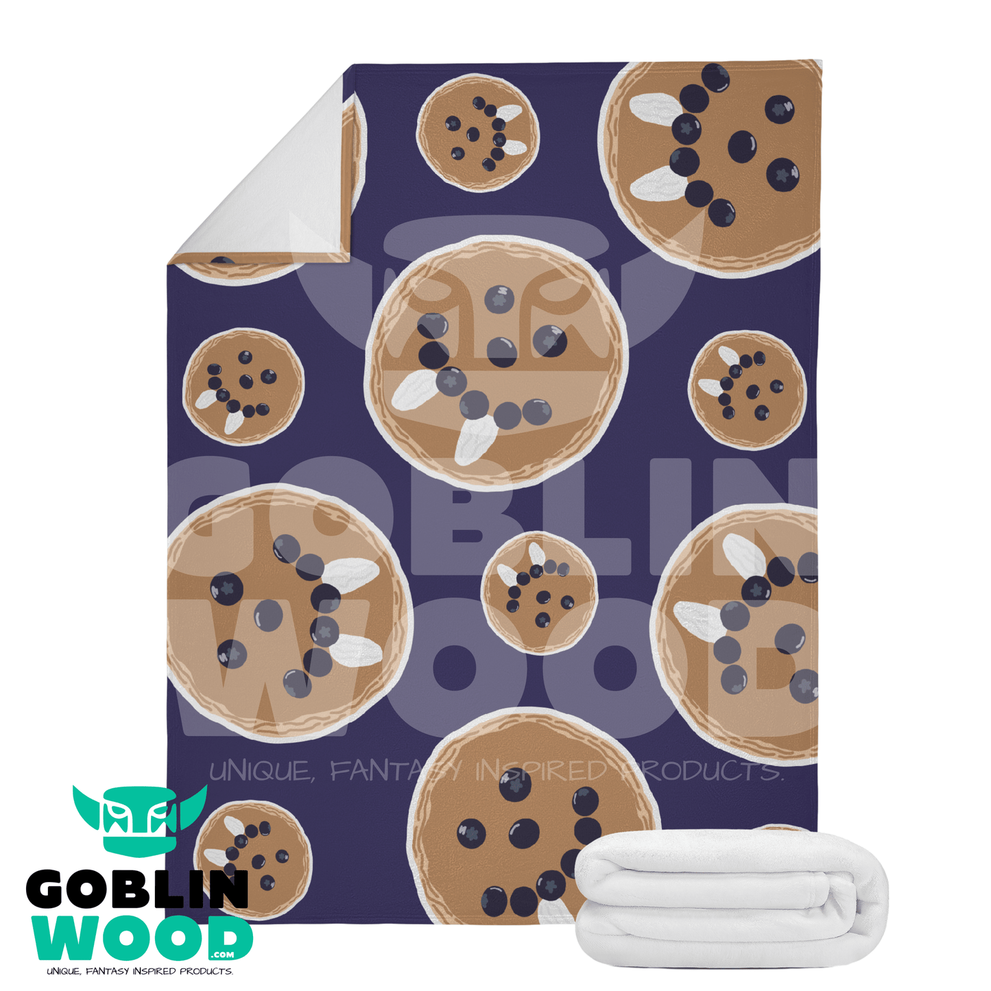 Pancake - Dual - Sided Stitched Blanket - - Goblin Wood Exclusive - Goblin Wood