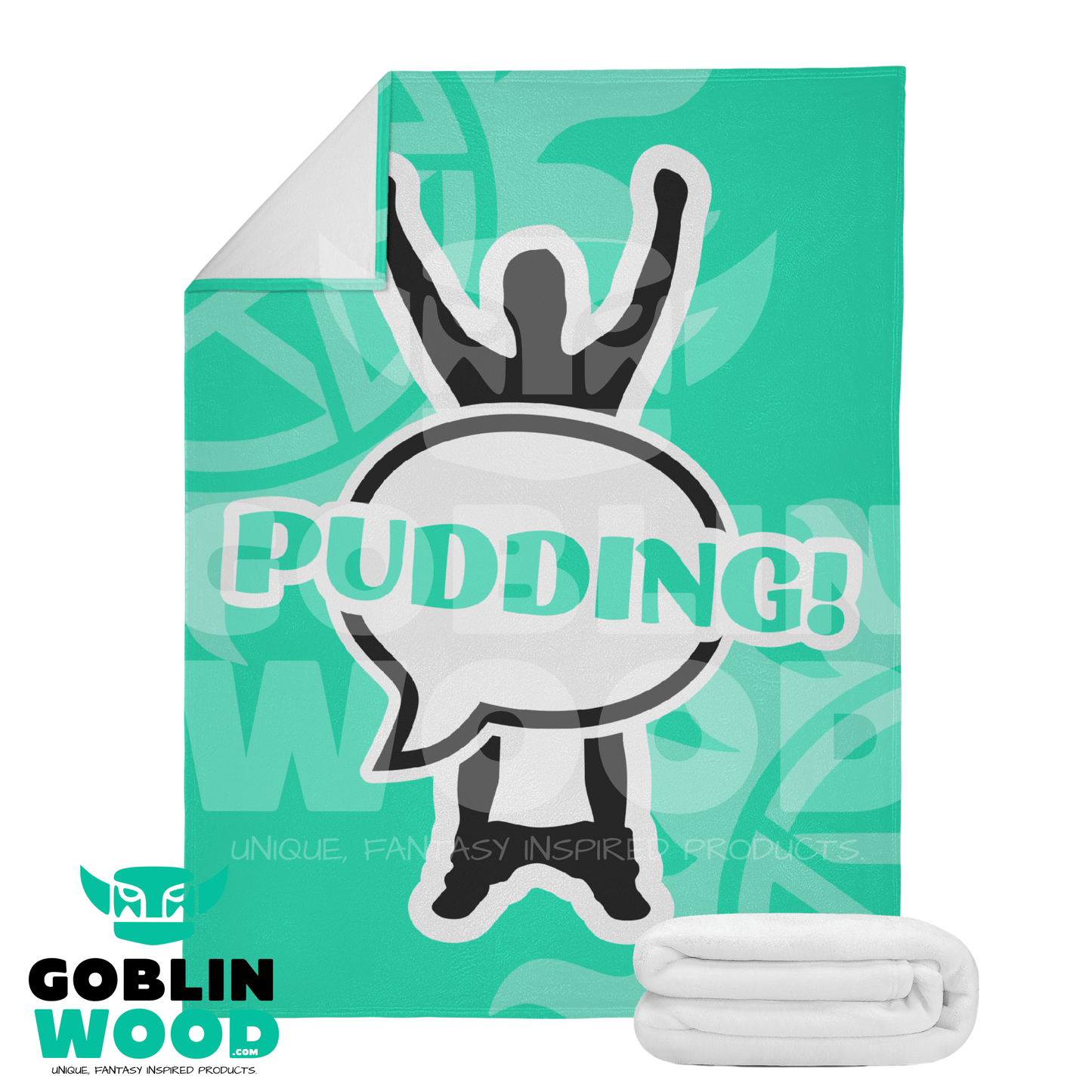 Pudding! - Dual - Sided Stitched Blanket - Supernatural Inspired - Goblin Wood Exclusive - Goblin Wood