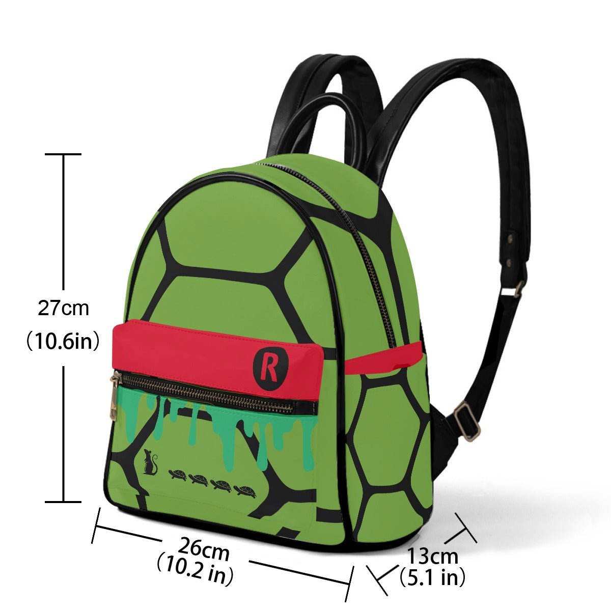 Raph - Mini Backpack - TMNT Inspired - Goblin Wood Exclusive - Goblin Wood