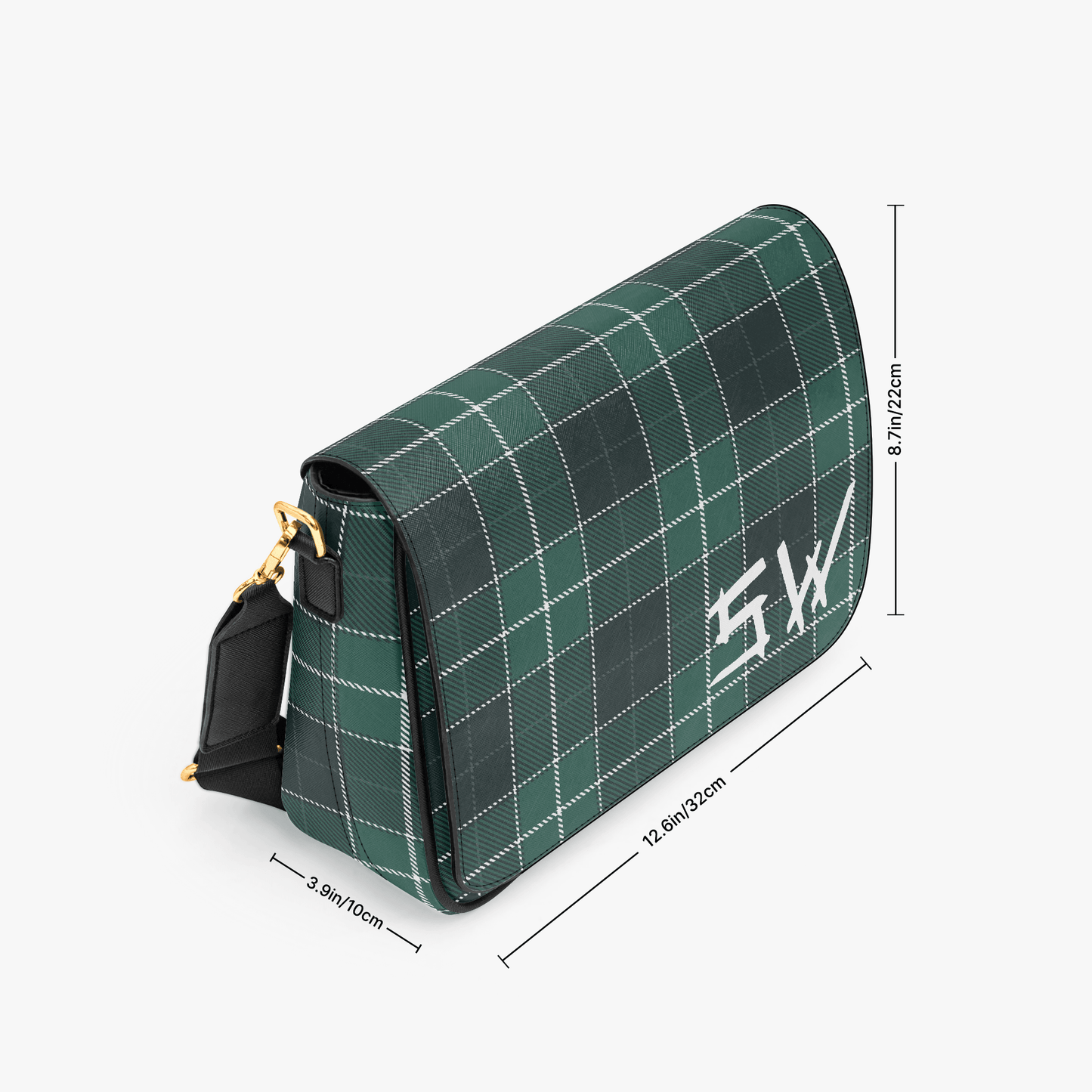 SW Plaid - PU Cross Body Hand Bag - Supernatural Inspired - Goblin Wood Exclusive - Goblin Wood
