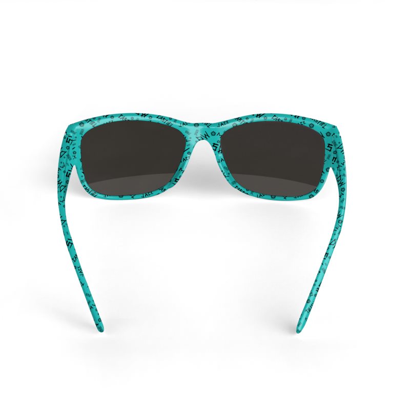 Initials (Teal) - AOP Sunglasses - Goblin Wood Exclusive