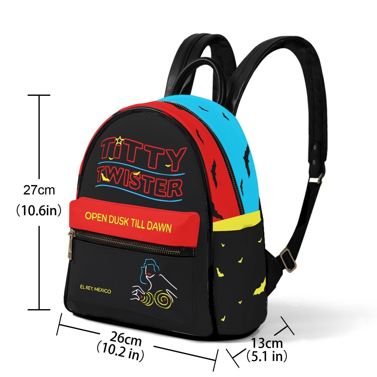Titty Twister - AOP Mini Backpack - From Dusk Till Dawn Inspired - Goblin Wood Exclusive - Goblin Wood