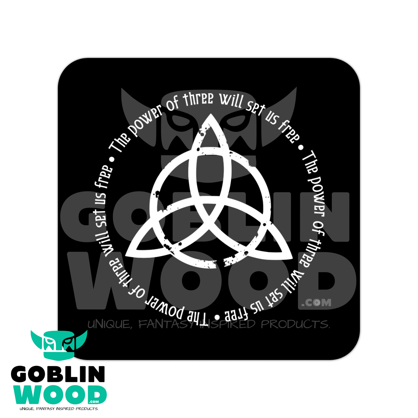 Triquetra - Drinks Coaster - - Goblin Wood Exclusive - Goblin Wood