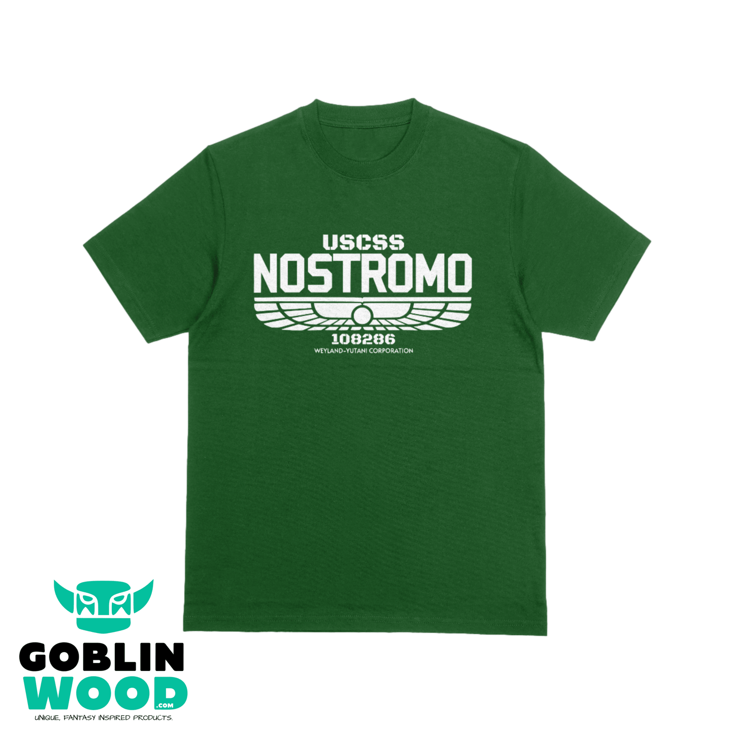 USCSS Nostromo - Forest Green Premium T-Shirt - - Goblin Wood Exclusive - Goblin Wood