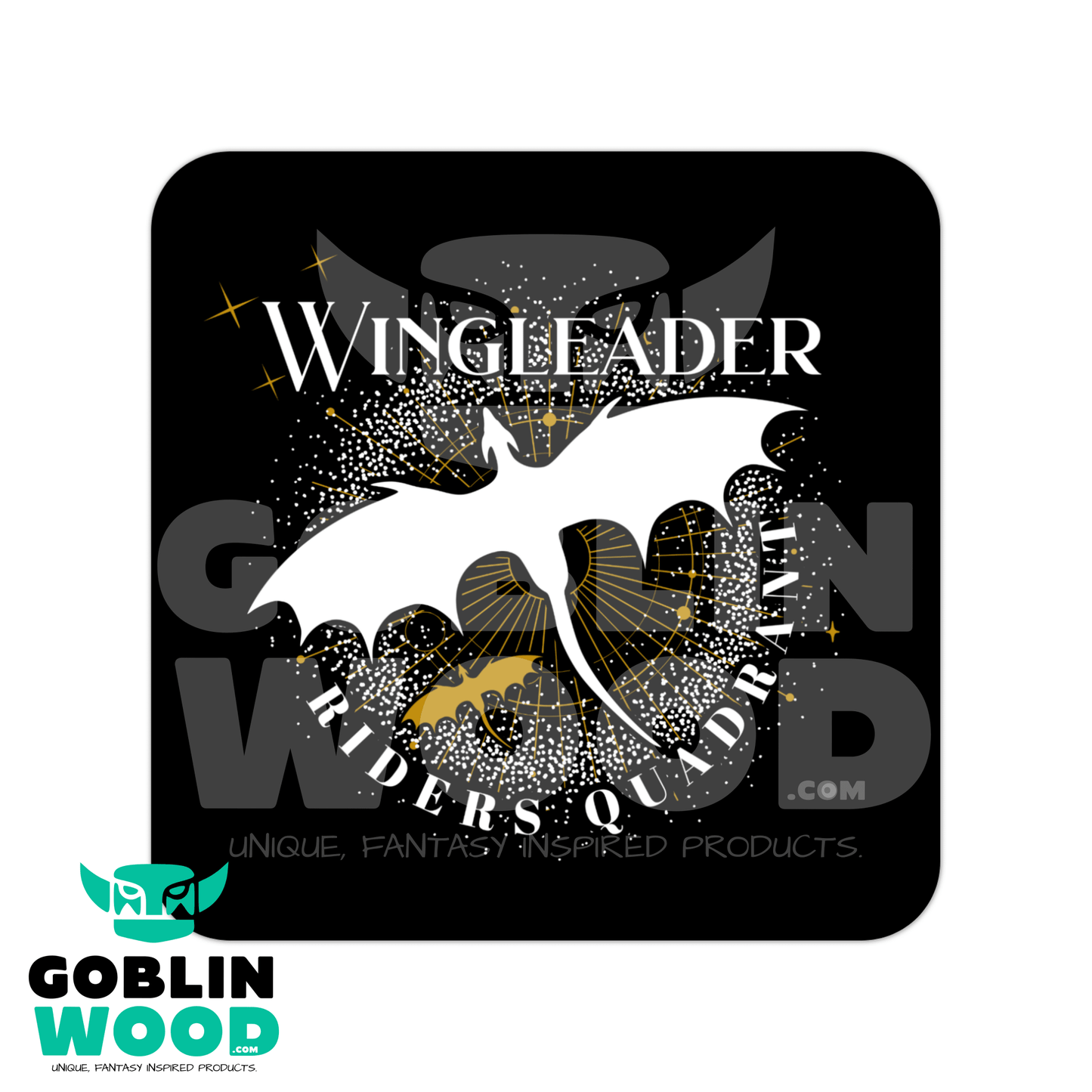 Wingleader Quadrant - Drinks Coaster - - Goblin Wood Exclusive - Goblin Wood
