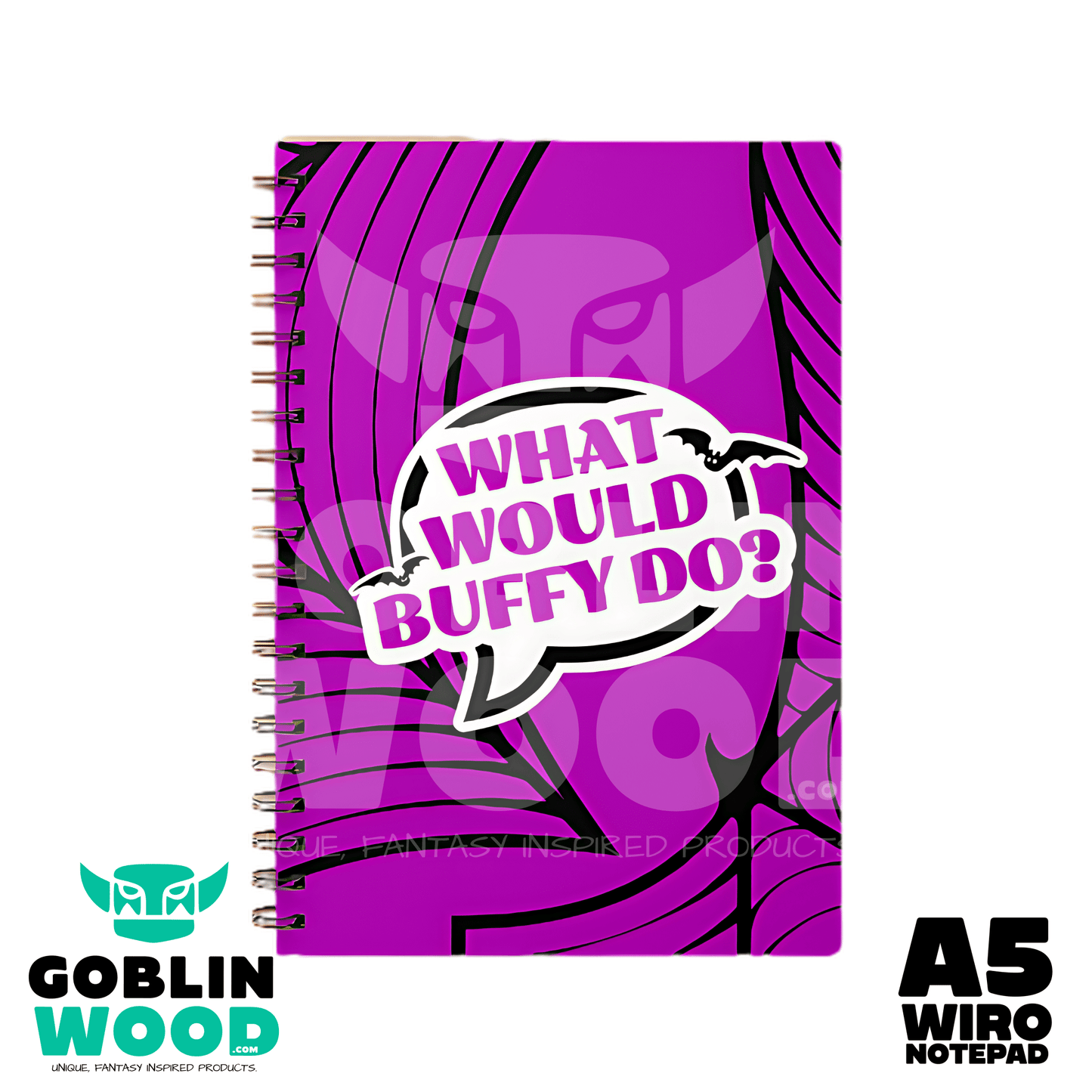 WWBD? - A5 Lined Notebook - Angel - Goblin Wood Exclusive - Goblin Wood