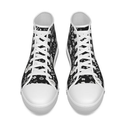Initially Dean - Canvas Hi-Top Shoe -  - Goblin Wood Exclusive