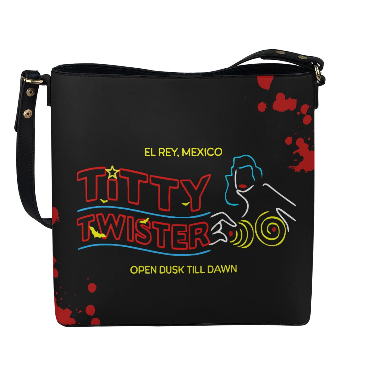 Titty Twister - Cross Body Bucket Bag  - From Dusk Till Dawn Inspired - Goblin Wood Exclusive
