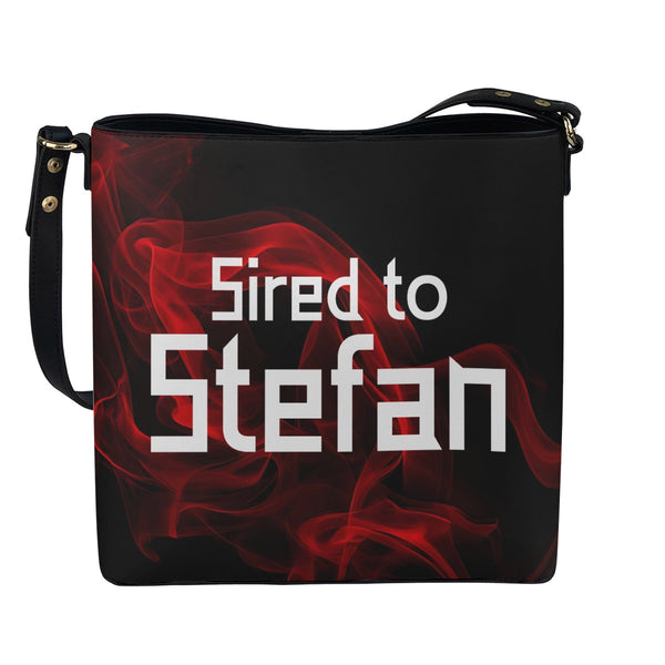 Sired To Stefan - Black Cross Body Bucket Bag  - TVD Inspired - Goblin Wood Exclusive