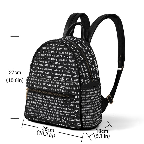 Dull Jack - AOP PU Mini Backpack - The Shining Inspired - Sumthin Wicked Exclusive