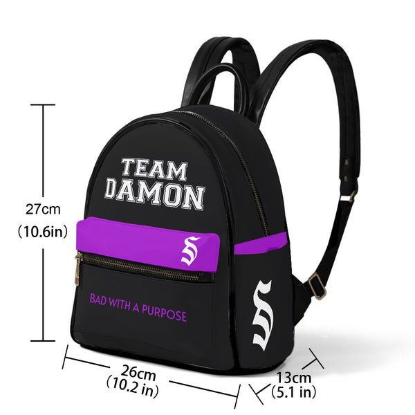 Team Damon - Mini Backpack - TVD Inspired - Goblin Wood Exclusive