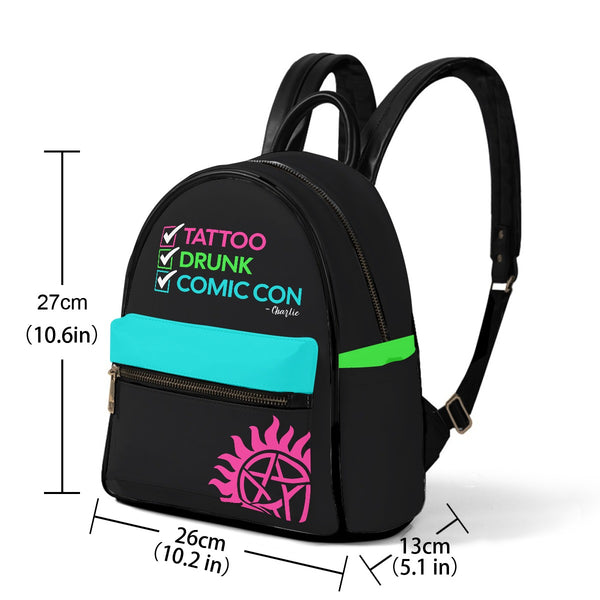 Charlie (Blue) - Mini Backpack - Supernatural Inspired - Goblin Wood Exclusive