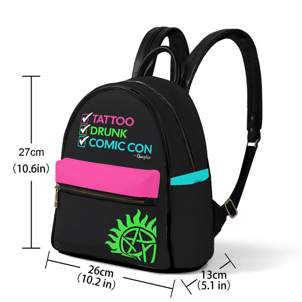 Charlie (Pink) - Mini Backpack - Supernatural Inspired - Goblin Wood Exclusive