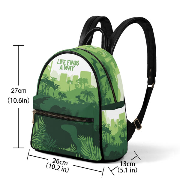 Life Finds A Way - Mini Backpack - Jurassic Park Inspired - Goblin Wood Exclusive