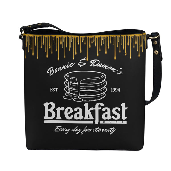 Breakfast Club - Black Cross Body Bucket Bag  - TVD Inspired - Goblin Wood Exclusive