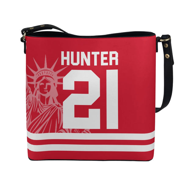 Hunter - Cross Body Bucket Bag - Heated Rivalry Inspired - Goblin Wood Exclusive