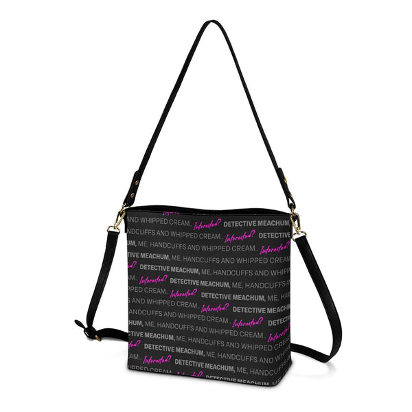 Cuffs and Cream - Cross Body Bucket Bag  - Countdown Inspired - Goblin Wood Exclusive