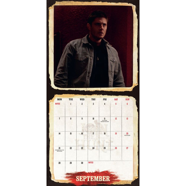 Supernatural 2026 Square Calendar