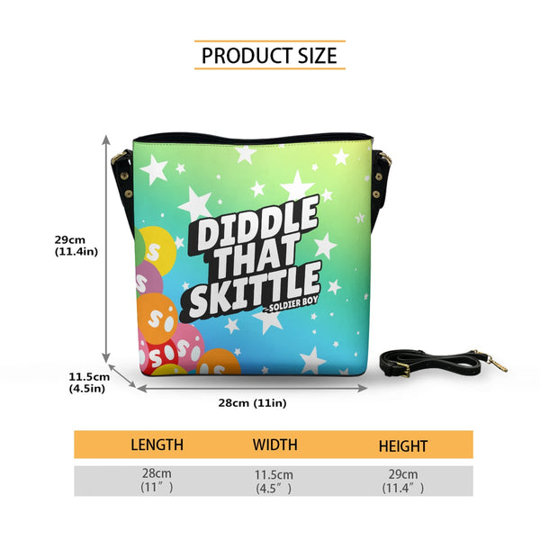 *PRE ORDER* Skiddle - Rainbow Cross Body Bucket Bag  - The Boys Inspired - Goblin Wood Exclusive