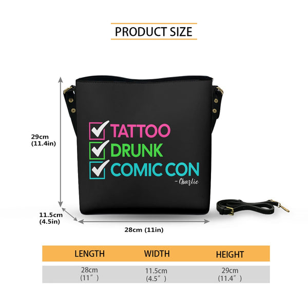 Charlie - Cross Body Bucket Bag  - Supernatural Inspired - Goblin Wood Exclusive