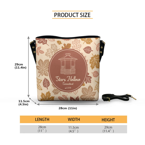 Autumn - Crossbody Bucket Bag - Gilmore Girls Inspired - Goblin Wood Exclusive