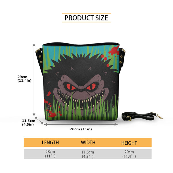Krite - Cross Body Bucket Bag  - Critters Inspired - Sumthin Wicked Exclusive