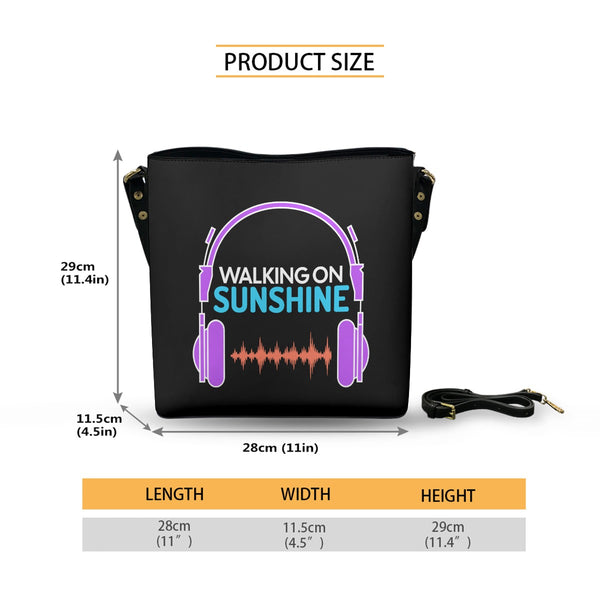 Sunshine - Cross Body Bucket Bag  - Supernatural Inspired - Goblin Wood Exclusive