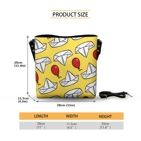 Float - Cross Body Bucket Bag  - IT Inspired - Sumthin Wicked Exclusive